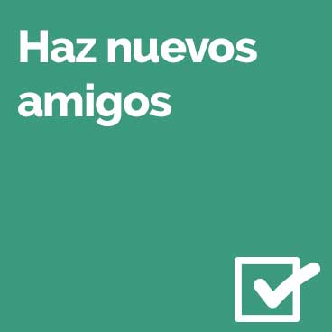 Haz nuevos amigos